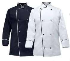 Чоловічий кухарський  кітель ( х/б ) чорний. білий