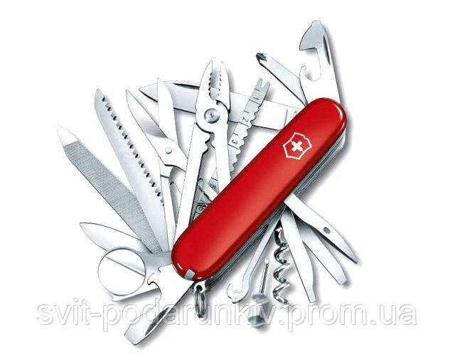 Швейцарський ніж Victorinox SWISSCHAMP 1.6795 червоний