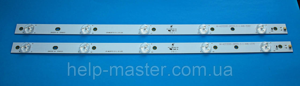 Планка світлодіодна LB-M420F13-E1-L-G1-LD2, фото 1