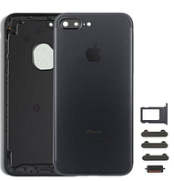 Корпус iPhone 7 Plus (5.5) айфон, колір чорний глянсовий, Jet Black