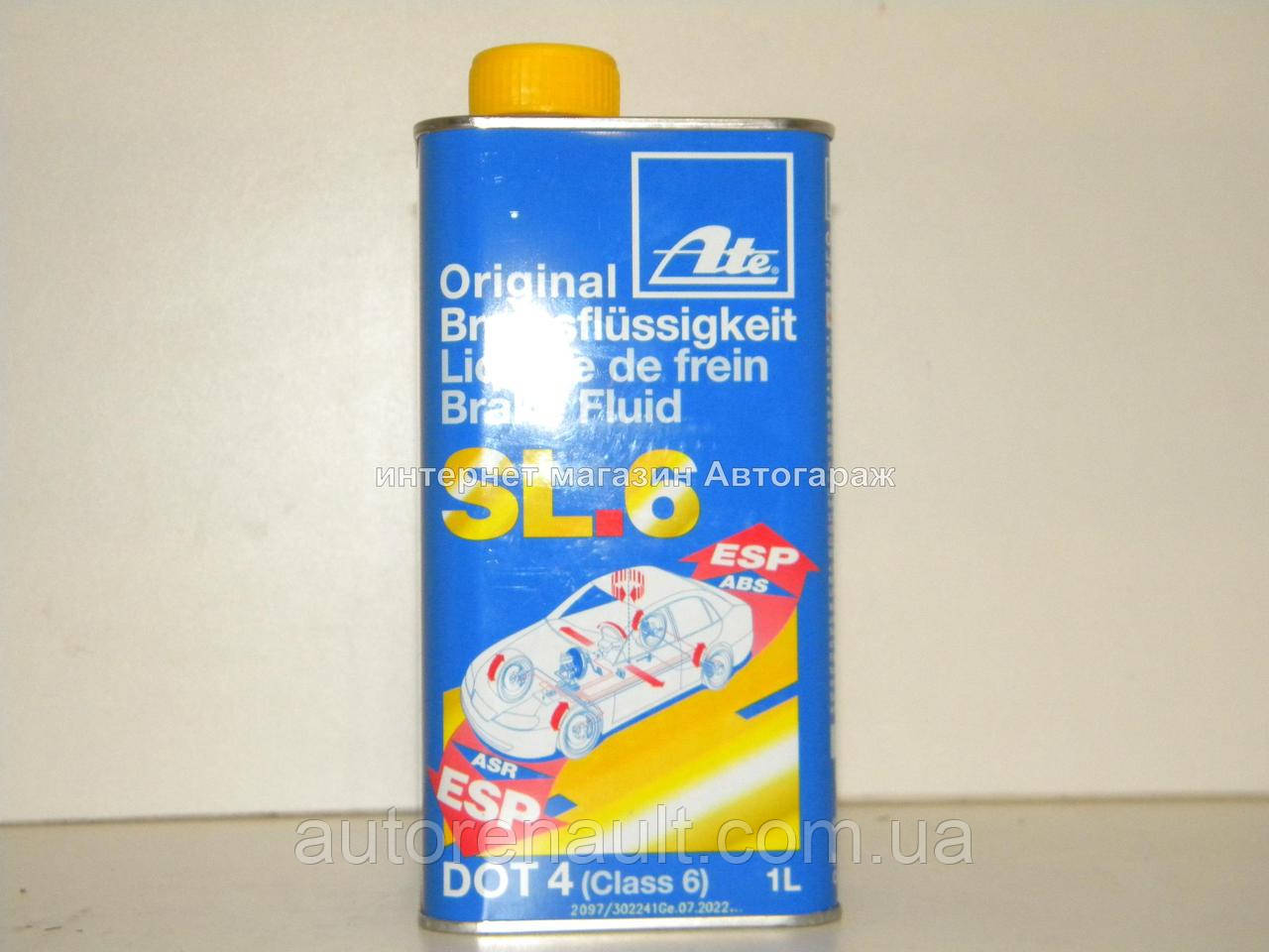 Тормозная жидкость ATE SL DOT 4 (1.0 Liter) - 03.9901-5802.2: продажа ...