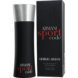 Armani Code Sport (освежающий древесно-цитрусовый аромат) духи мужская туалетная вода, фото 2