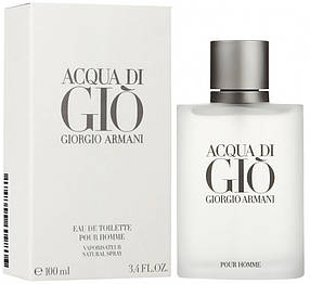 Чоловіча туалетна вода Giorgio Armani Acqua di Gio (свіжий фужерно-водний аромат)