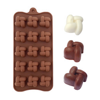 Силиконовая форма для конфет из шоколада карамели мармелада Плетенка на 15 ячеек