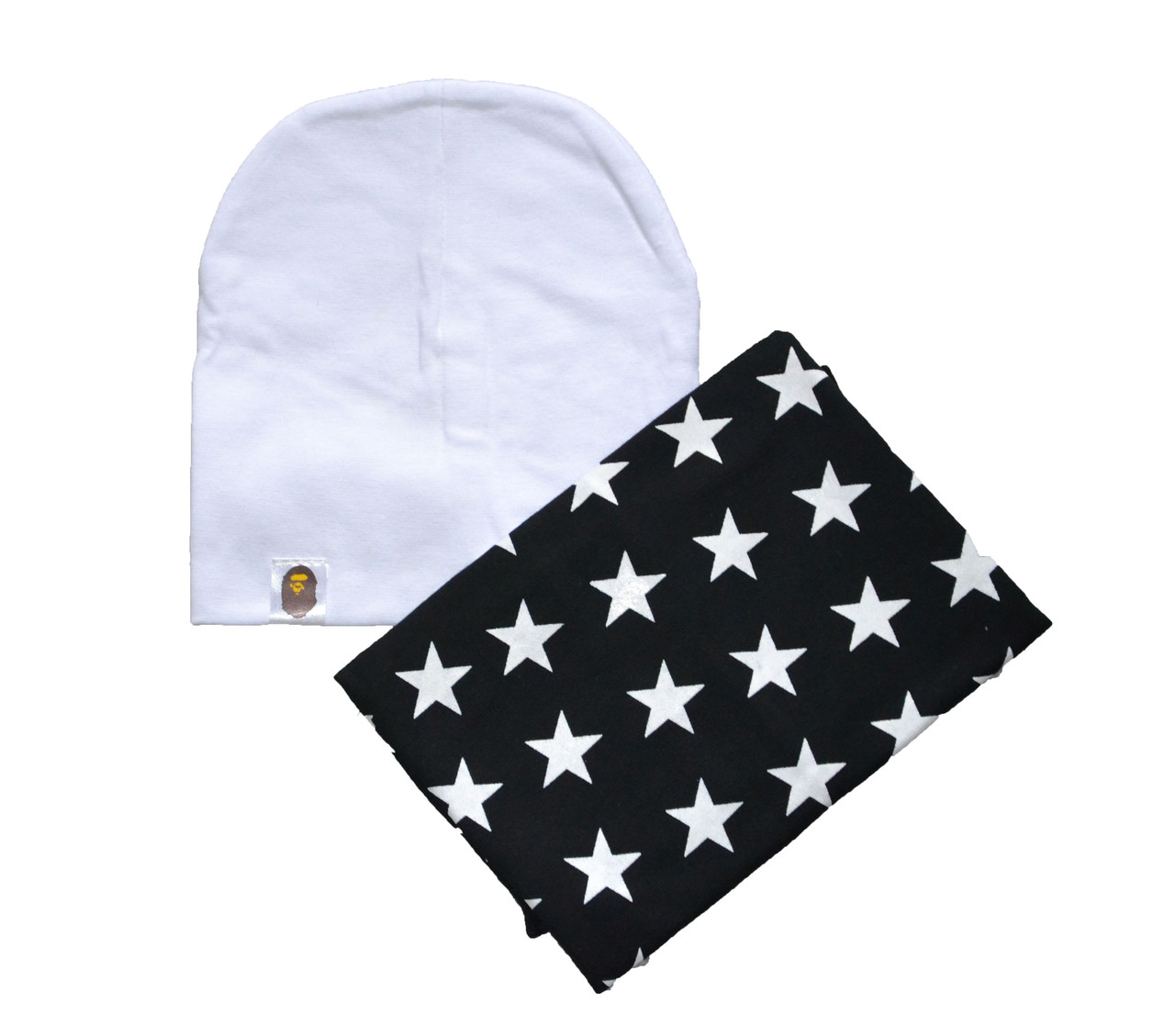 Комплект шапка і шарф хомут