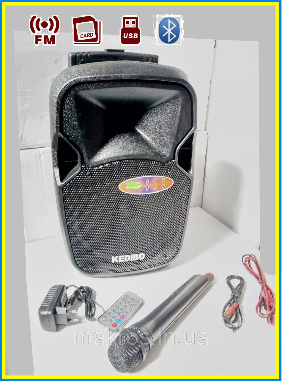 Автономна акустика Kedibo S07 USB/FM/Bluetooth, фото 1