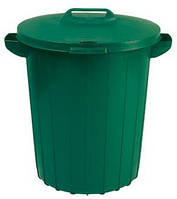 Контейнер для мусора с крышкой Curver (Курвер) 90 л (02974) Зеленый