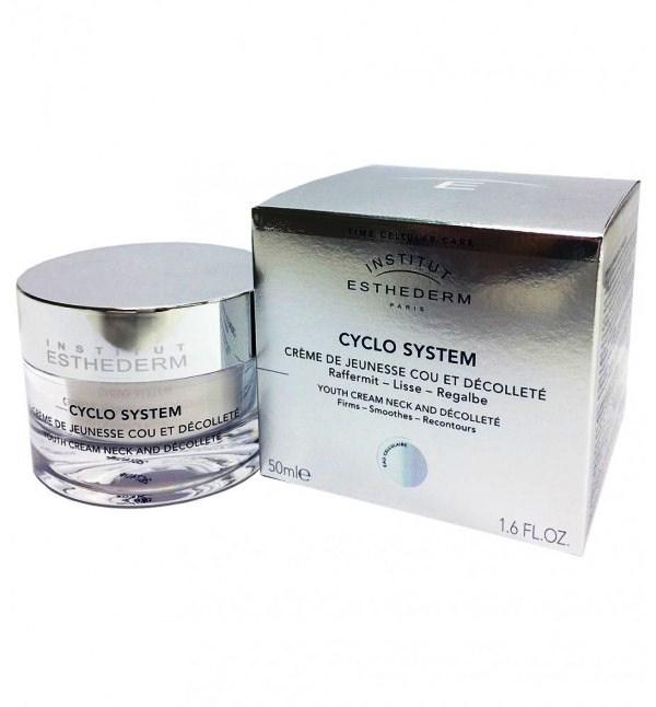Institut Esthederm Крем молодості "Залежка" для шиї та декольте,50 мл Cyclo System, фото 1