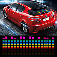 Неоновий еквалайзер на авто 90х10