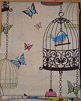 Бавовняна тканина Птаха в клітці