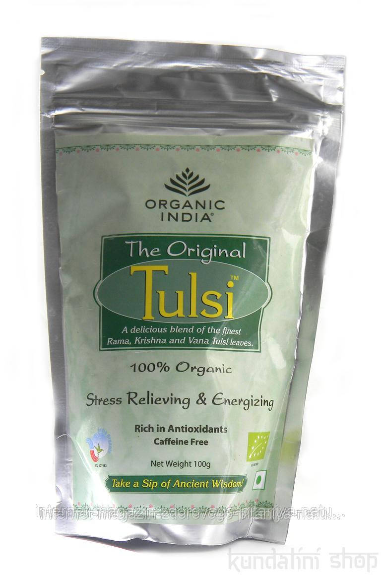 Органічний індійський базиліковий чай Tulsi Original Organic 100 г