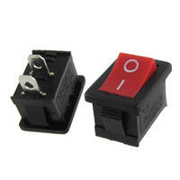 Перемикач KCD5-101 ON-OFF (2pin) черв. Daier