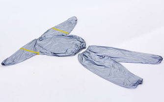 Костюм-сауна для зняття ваги 0,11 мм ПВХ (M) сірий