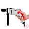 Дриль ударний, 650 Вт, 0-3000об/хв, 1.5-13 мм, реверсійний, самозатискний патрон INTERTOOL DT-0116, фото 3