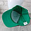 Зелена однотонна кепка на липучці (Комфорт), фото 5