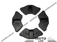 Гумки демпферні на мопед 4т JH/FMI/FMB Alpha/Dekta/Active 2.75-17 (4 шт.) Mototech