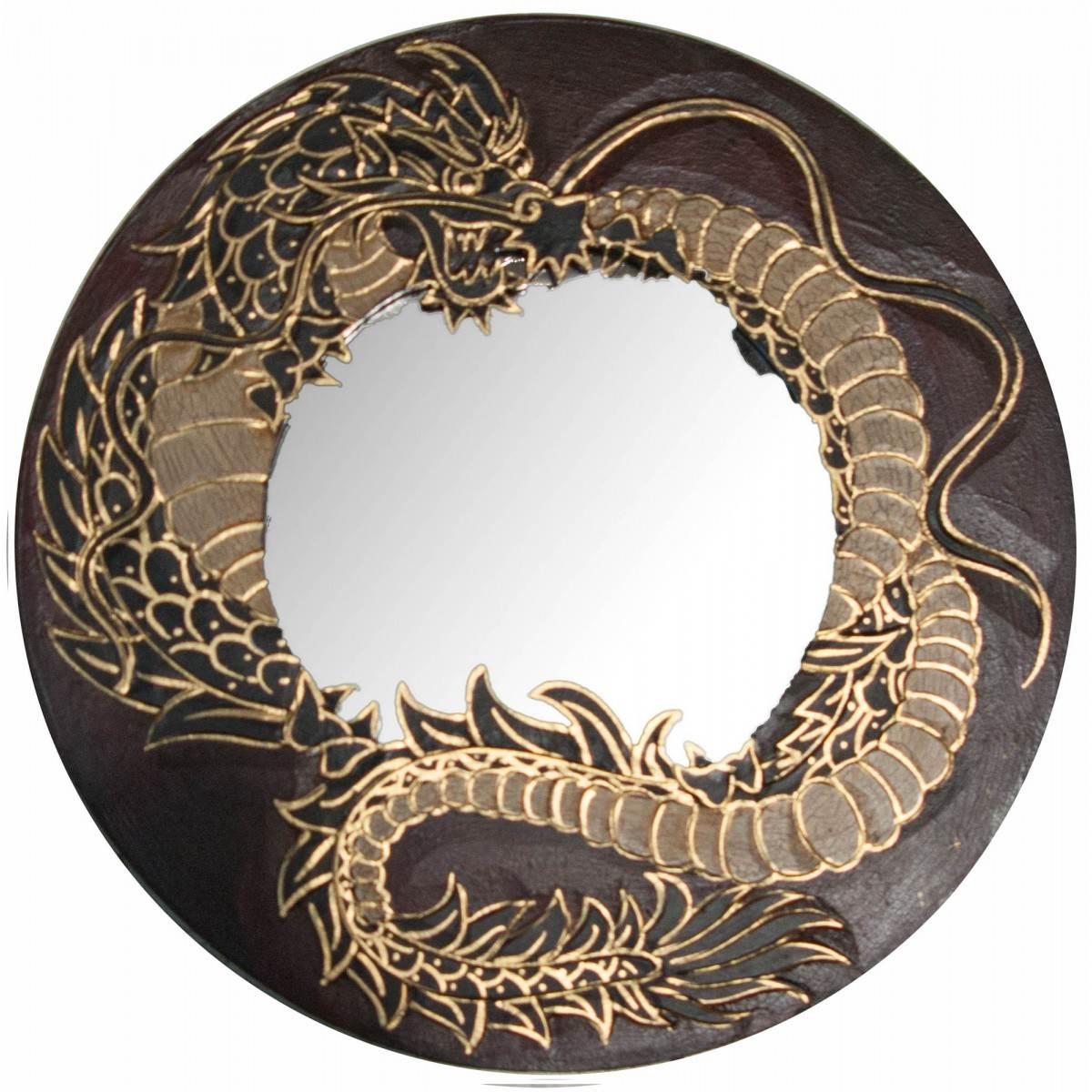 Зеркало мозаичное на стену Дракон - фото 1 - id-p577199699