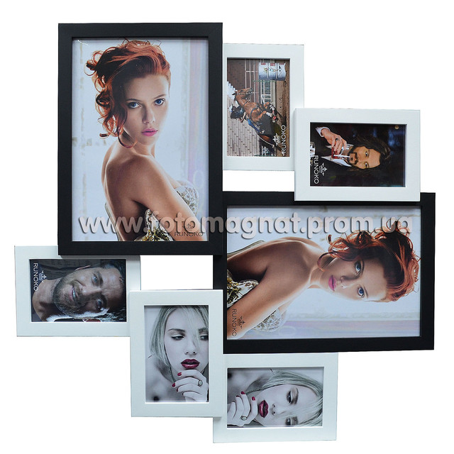 Дерев'яна мультирамка для фото Дерев'яна мультирамка для фото