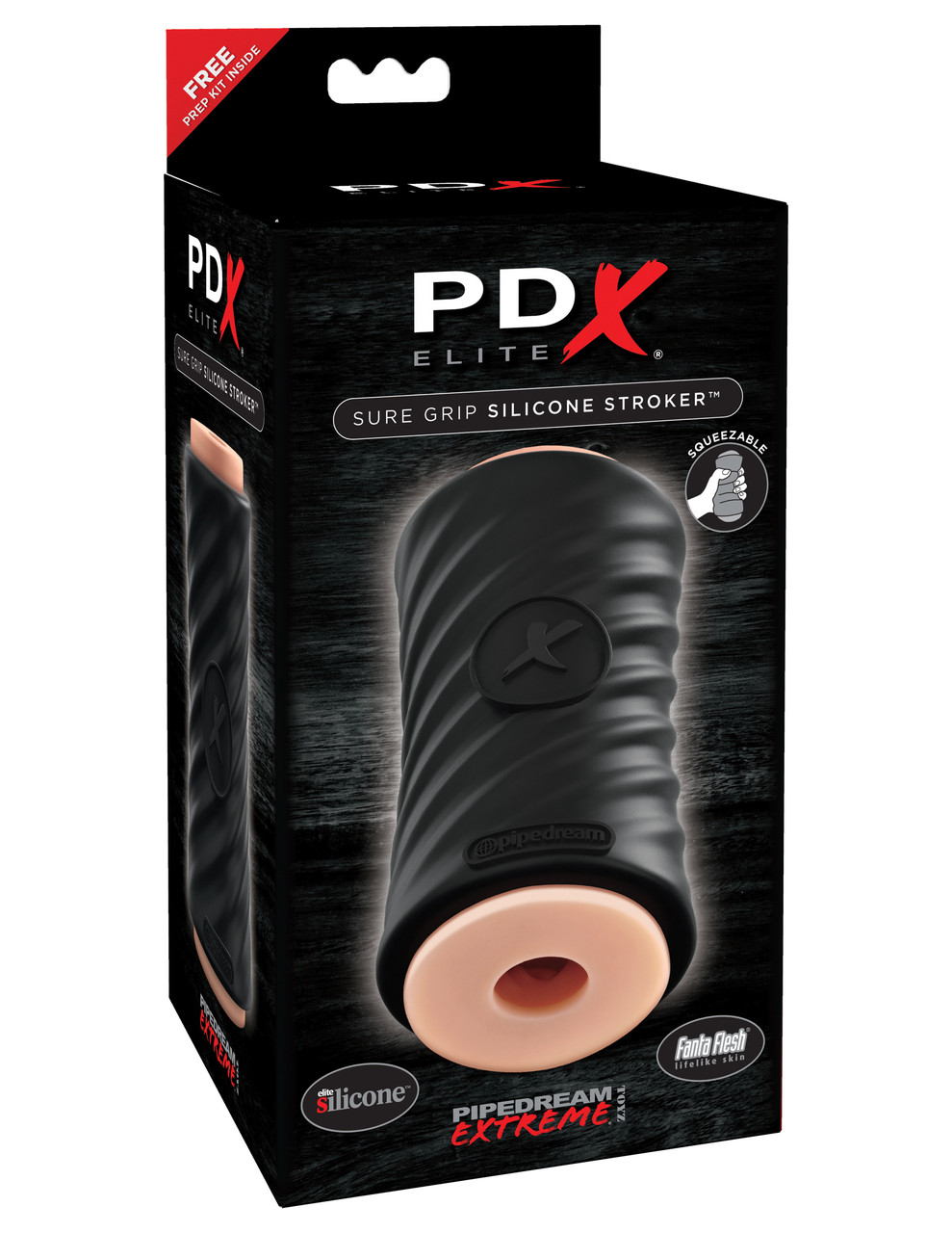 PDX Elite Sure Grip Silicone Stroker