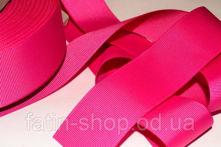 Репсова стрічка, центральна стрічка.Fuchsia