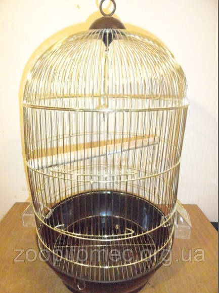 Кругла клітка золота 330Gold (DIVA) Ф40хһ70 см "золото".Золота клітка
