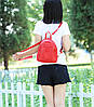 Дівчачий міський рюкзак з кнопкою, фото 8
