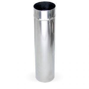 Димохідна труба з нержавіючої сталі 330мм AISI 304, т. 0,5 (Ǿ100)