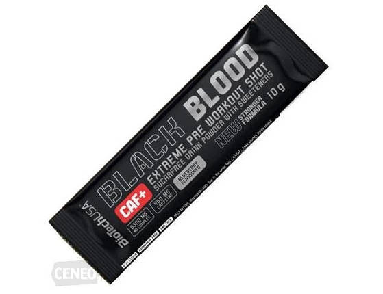 Предтренировочний комплекс BioTech Black Blood Caf plus 10 г, фото 2