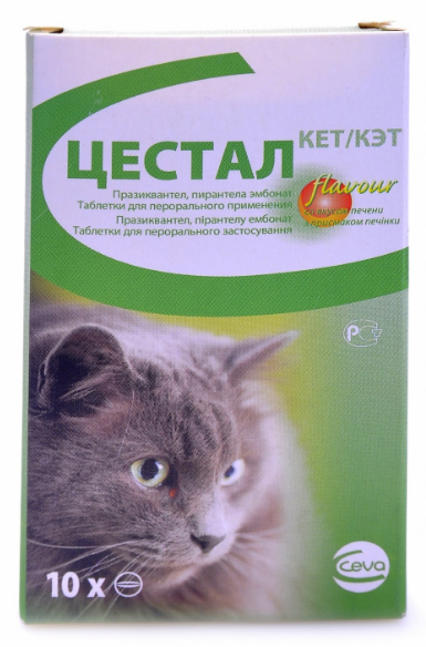 Цестал Кет для кішок таблетки проти гельмінтів