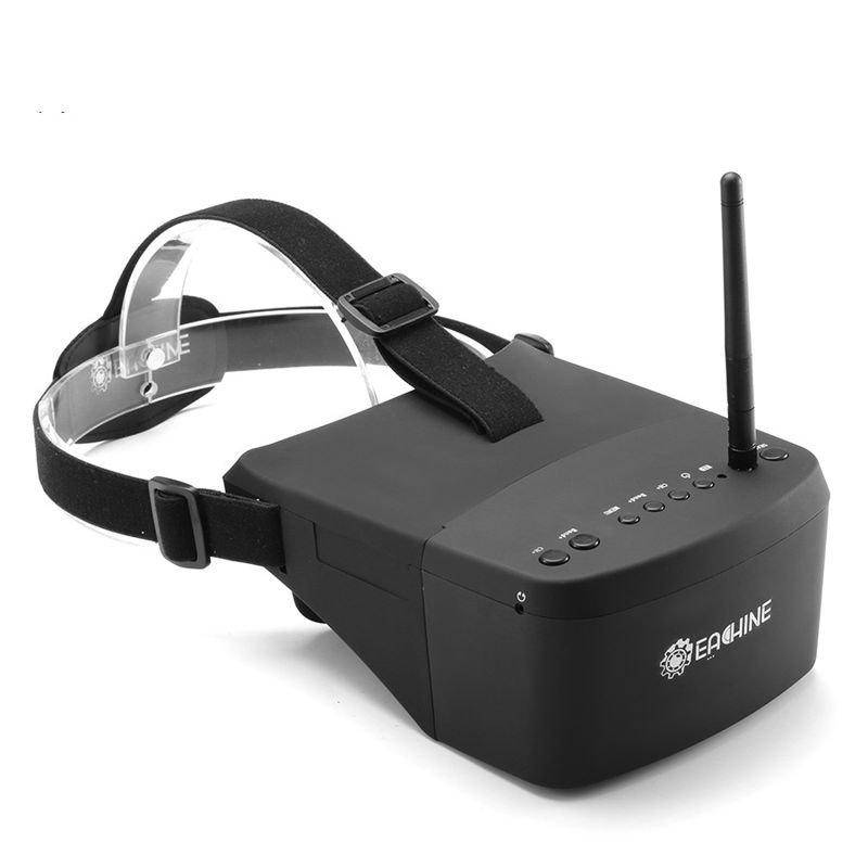 

FPV очки - шлем для квадрокоптера и авиамоделей Eachine EV800, 5" экран, 5.8 Ггц, 800x480, Черный