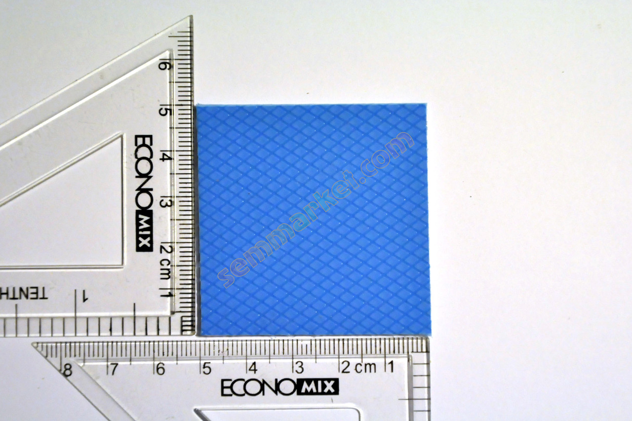 Термопрокладка 3K600 B24 1.0мм 50x50 6W синяя термоинтерфейс для ноутбука - фото 3 - id-p577464468