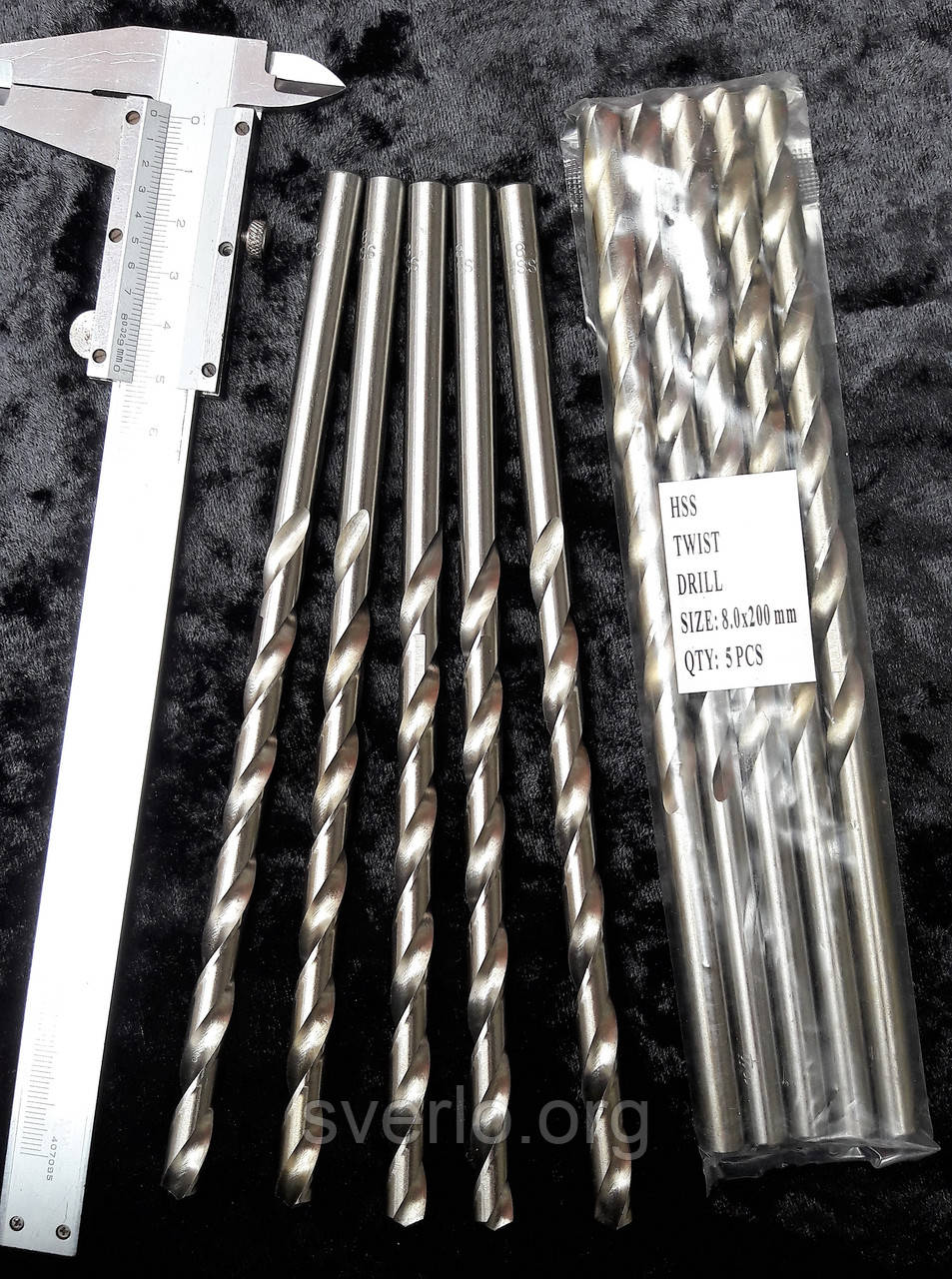 Свердло по металу D 8.0 mm. L200 mm.