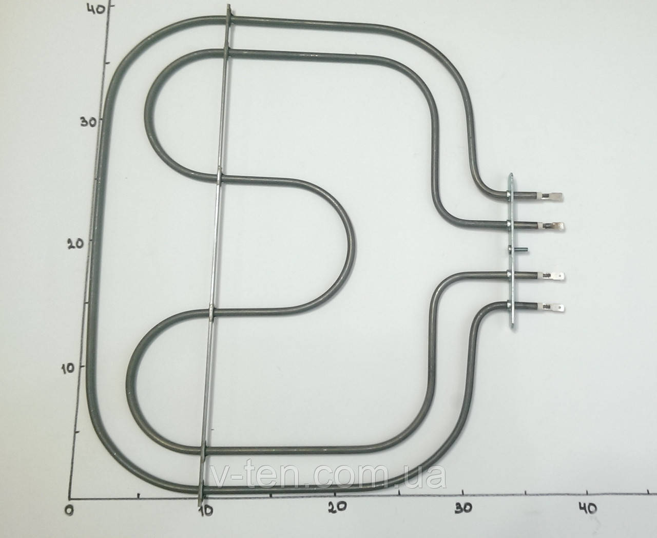 ТЕН 2500W (1000W+1500W) для електричної духовки "Рейнфорд" (Туреччина), фото 1