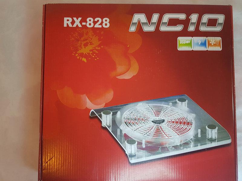 Прозрачная охлаждающая подставка под ноутбук Fan Laptop Cooler RX-830, подставка для ноутбука с охлаждением t4 - фото 5 - id-p577623224