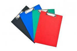 Планшет А4 з металевим притискачем "Мікс"