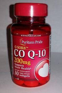 Антиоксидант для підтримки серцево-судинної системи Puritan's Pride Q-SORBTM Co Q-10 200 mg 30 Softgels, фото 2