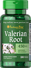 Puritan's Pride Valerian Root 450 mg 100 Capsules