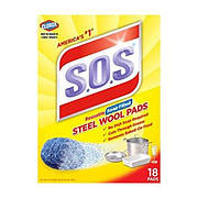 Мийний засіб майбутнього S.O.S Steel Wool Pads