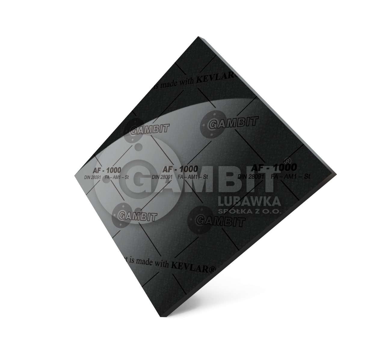 Пароніт безазбестовий Gambit AF-1000 (аналог - пароніт ПА армований)