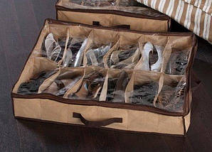 Органайзер для зберігання взуття Shoes-under, «Шузандер» на 12 пар t4, фото 4