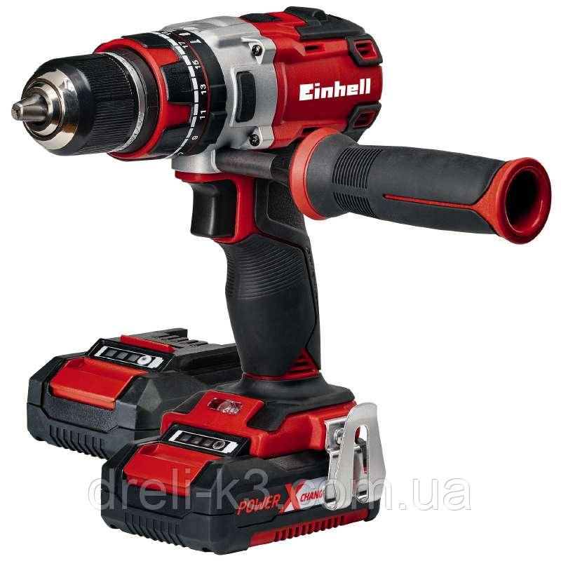 Шуруповерт ударний Einhell TE-CD 18 Li-i Brushless (2x2.0 Ah)