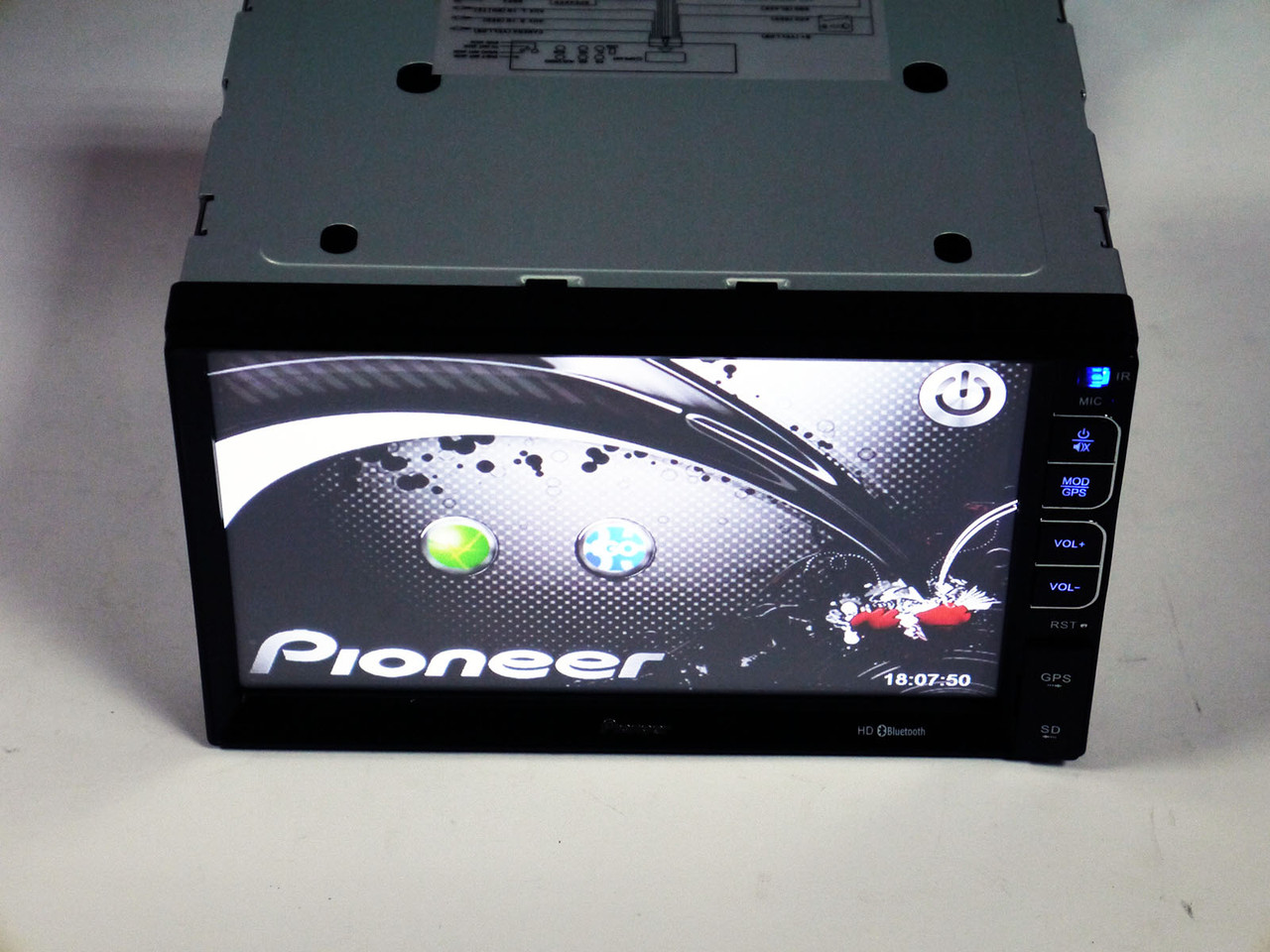 Магнітола PI-713 2din GPS кольорова камера та TV антена, фото 1