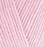 Alize BABY BEST (Бейбi Бест) № 185 світло-рожевий (Пряжа акрил з бамбуком, нитки для в'язання), фото 2