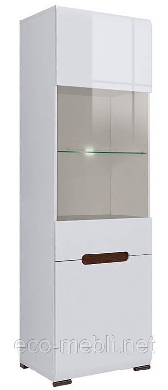 Вітрина Ацтека REG1W1D/21/6 білий глянець, фото 1