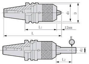 BT40-APU16-120 Патрон свердлильний самозатискний, фото 2