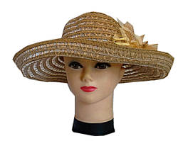 Стильний капелюх для жінок із великими загорнутими крисами