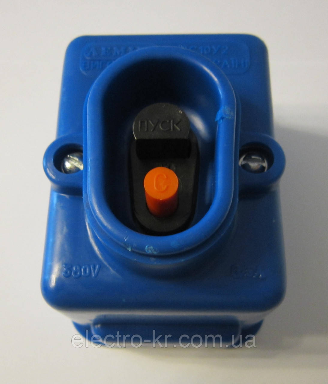 Кнопка пускач ручної натискний ПНВС-10 6,3 А 220-380V, фото 1