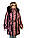 Пальто зимове для дівчаток із підстібкою та натуральною опушкою на капюшоні, фото 2