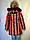Пальто зимове для дівчаток із підстібкою та натуральною опушкою на капюшоні, фото 5
