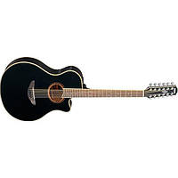 12-струнная электроакустическая гитара Yamaha APX700 II-12 (BK)